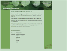 Tablet Screenshot of kelloggskampsites.net